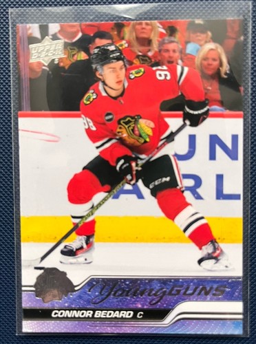 2023-24 Upper Deck Series 2 Hockey CONNOR BEDARD Rookie RC Young Guns #451 - Bild 2 von 3