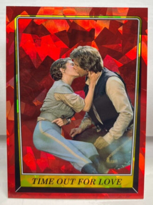 Time Out For Love 2023 Topps Chrome Sapphire Star Wars Return of the Jedi #115