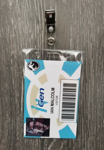 Jurassic Park - Clip-on InGen ID Photo Pass Badge Set Prop Collection Cosplay - Picture 18 of 53