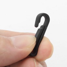 100Pcs Clip Hooks Plastic Carabiner Buckle Paracord Backpack Straps Bag Parts AU