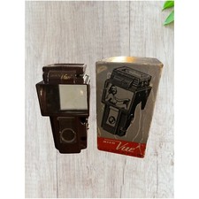 VTG 1950s Micro Vue Burgundy Viewer W/Original Box