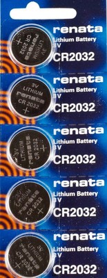 CR 2032 RENATA WATCH BATTERY (5 piece) ECR2032 CR2032 Authorized Seller 