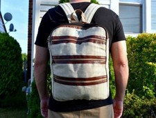 Handmade Pure Himalayan Hemp Backpack Travel Hippi Bag-Real Soft Bag for you