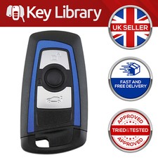 BMW Blue Remote Car Key Fob Case Cover For 1 2 3 4 SERIES F20 F22 F30 F31 F32