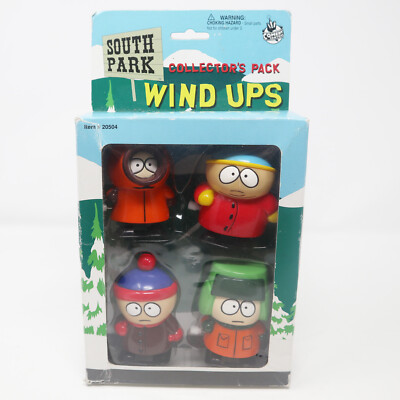 VINTAGE 1998 90s COMEDY CENTRAL SOUTH PARK COLLECTOR'S PACK WIND UPS BOXED RETRO