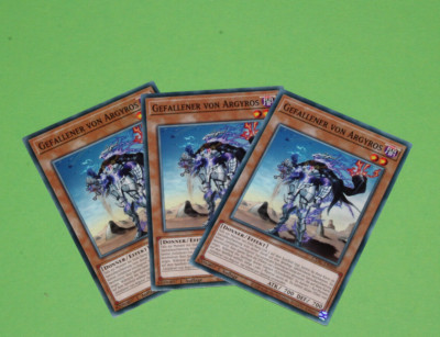 YuGiOh Playset CYAC-DE009 Gefallener von Argyros Common 3x