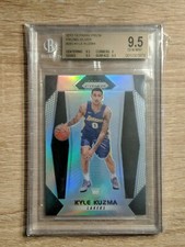 KYLE KUZMA 2017-18 PANINI PRIZM SILVER PRIZM ROOKIE RC BGS 9.5 LAKERS