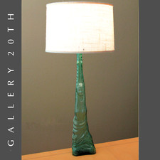 WOW! ITALIAN FIGURAL WOMAN GLASS ORIG ART DECO LAMP! VTG MID CENTURY MURANO 60S