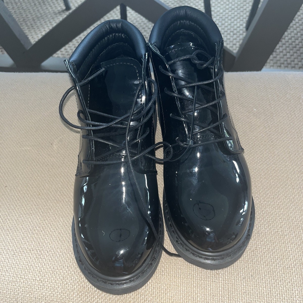 Rocky Dress Leather High Gloss Chukka Boots FQ00500-8 Mens Size 10.5 M ROCKY Dress Leather High Gloss CHUKKA BOOTS FQ00500-8 Men  main image 2