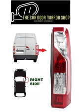 Fit Renault Master 2011 to 2024 Right Hand Driver Side Rear Tail Lamp Light Lens