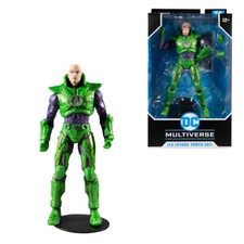 NEW DC MULTIVERSE LEX LUTHOR IN POWER SUIT GREEN 7  FIGURE NEW 52 MCFARLANE TOYS