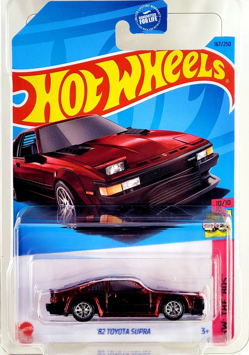 Hot Wheels 2023 Super Treasure Hunt 82’ Toyota Supra (IN PROTECTOR w/  Regular)