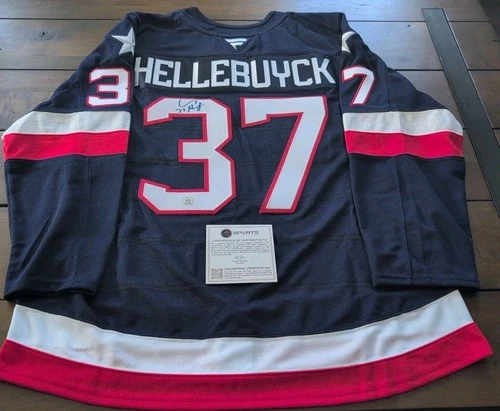 CONNOR HELLEBUYCK Signed Authentic Fanatics Team USA 4 Nations Olympics Jersey