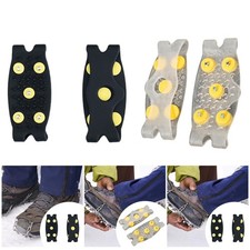 Botines de hielo para zapatos y botas zapatos empuñaduras multifuncionales portátiles antideslizantes