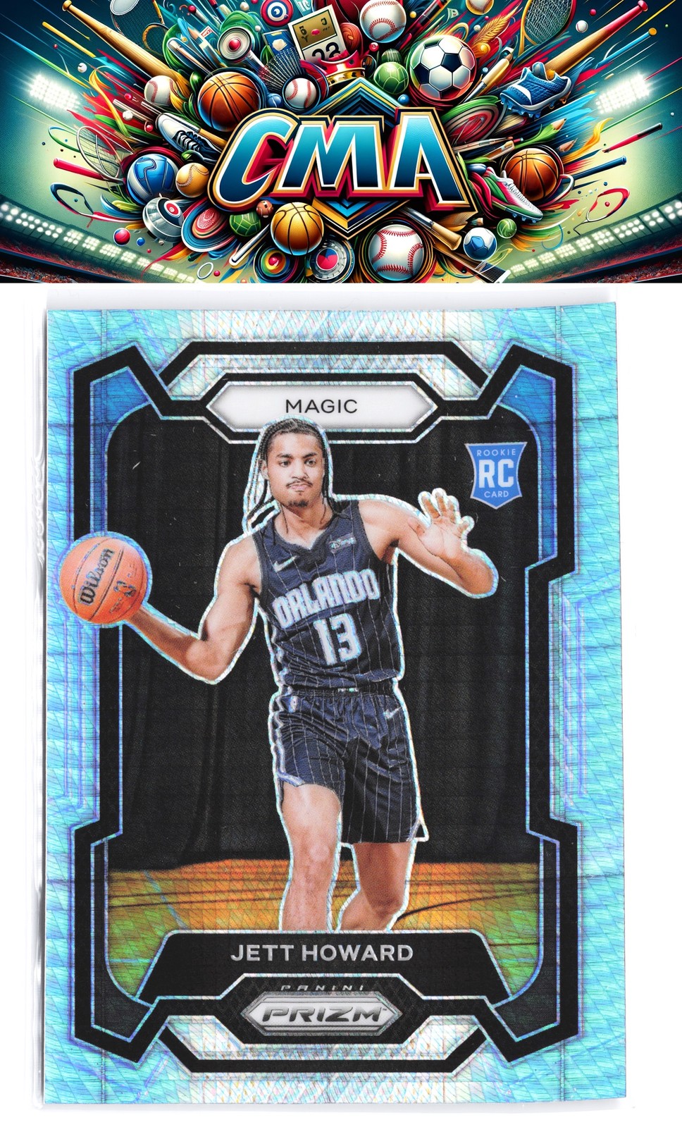 2023-24 Panini Prizm #132 Jett Howard Prizms Hyper