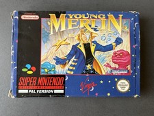 ebay® Auktion 406794300326 | Young Merlin SNES Super Nintendo - OVP + Anleitung Thumbnail of ebay® auction 406794300326 | Young Merlin SNES Super Nintendo - OVP + Anleitung