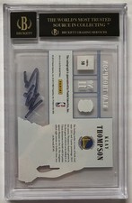 Klay Thompson Black Label BGS 10 2012-13 Panini Elite Rookie Inscription RC Auto