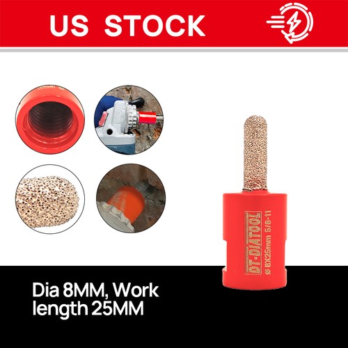 Diamond Mortar Router Bit Finger/Milling Dia 8mm*25mm Drill Brick Stone Removal