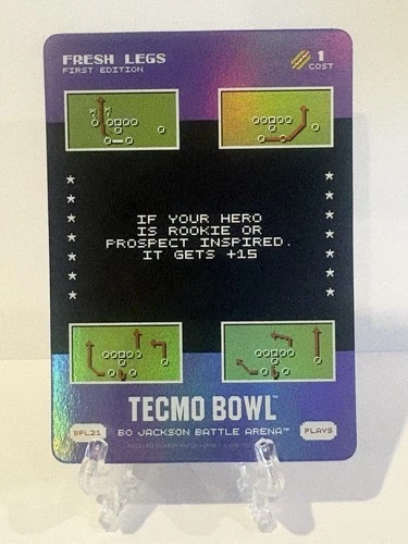 Bo Jackson Battle Arena Tecmo Bowl #BPL21 Fresh Legs Bonus Play SP