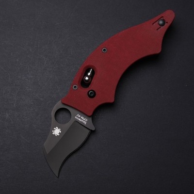 Spyderco Dodo Exclusive - Red G10 / Black 4V Blade