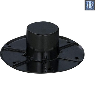 Compact Round Flush Mount Pedestal Base - Enhances Table Stability & Design