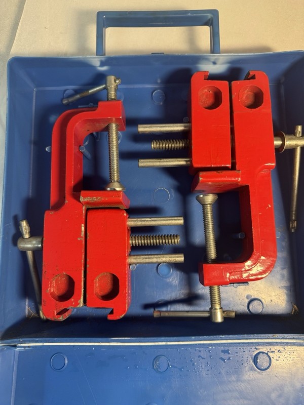 Vintage Kwik Racer ski vise set, USA