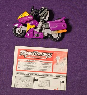 Transformers Armada Sideways, Crosswise, Rook, Accessories & Instructions