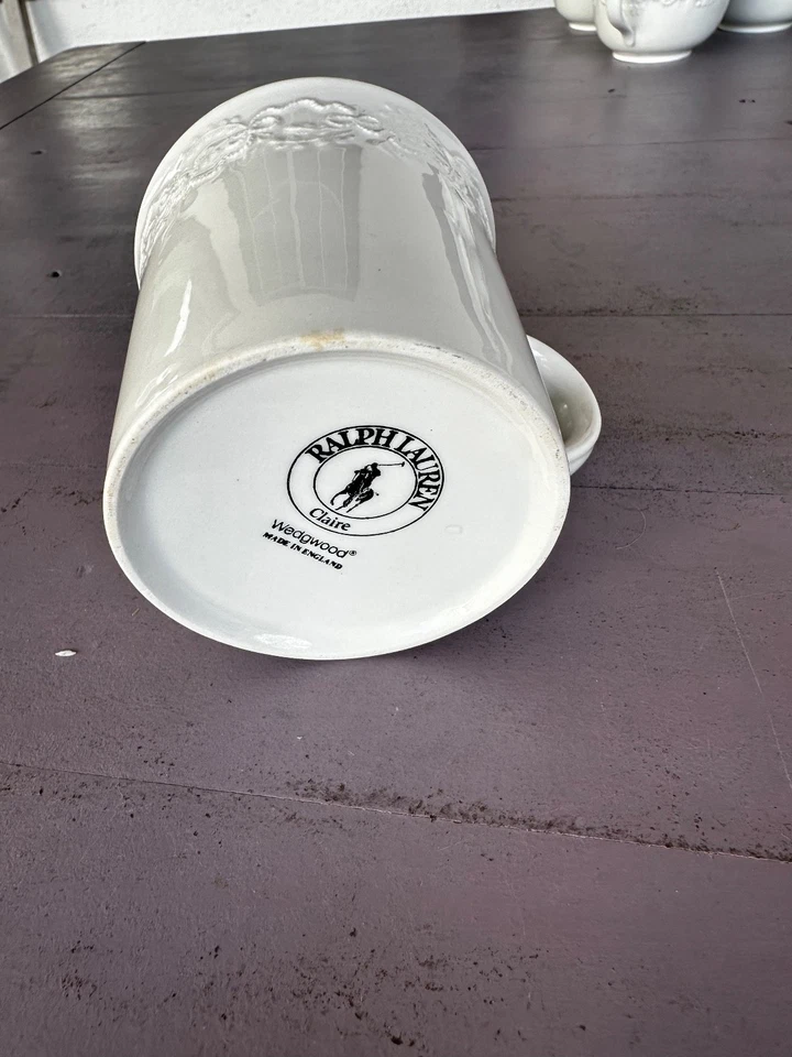 Taza de café Ralph Lauren Wedgwood China Claire Foto 3 de 4