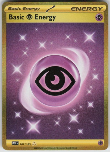 Pokemon Basic Psychic Energy 207/165 SV: Scarlet & Violet 151 Holofoil HyR NM