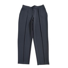 Banana Republic Ponte Knit Ankle Pants Small Gray Front Seam Pull On Tapered
