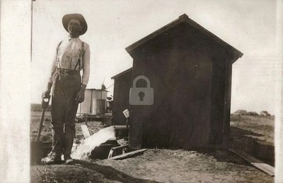 1910s Pumping Plant Columbia Oil Field Taft CA Young Worker RPPC Postcard COPY
