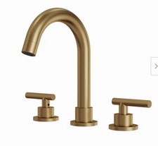 8 in. Widespread Double Handle Bathroom Faucet 3 Hole Sink Faucet, Pop-Up Drain