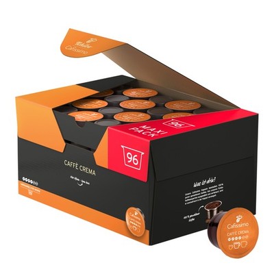 Tchibo Cafissimo Caffè Crema vollmundig Kapseln, 96 Stück