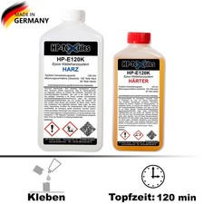 Epoxi Klebeharz HP-E120K Epoxydharz 2K kleben Metall Holz Gummi Keramik uvm.