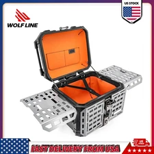 WOLFLINE Moto 45L Multiple Function Motorcycle Top Box Tail Case Luggage Trunk