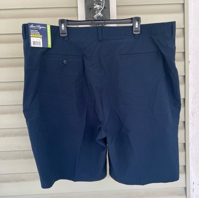 Ben Hogan Mens Golf Shorts 9.5  Performance Flat Front Flex Waist Sz40 NWT UPF50