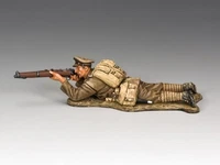 FW143 - British Infantry Lying Prone - WWI - King and Country