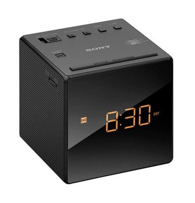 Sony ICF-C1T Black Digital Alarm Clock Radio AM/FM LED Display Snooze