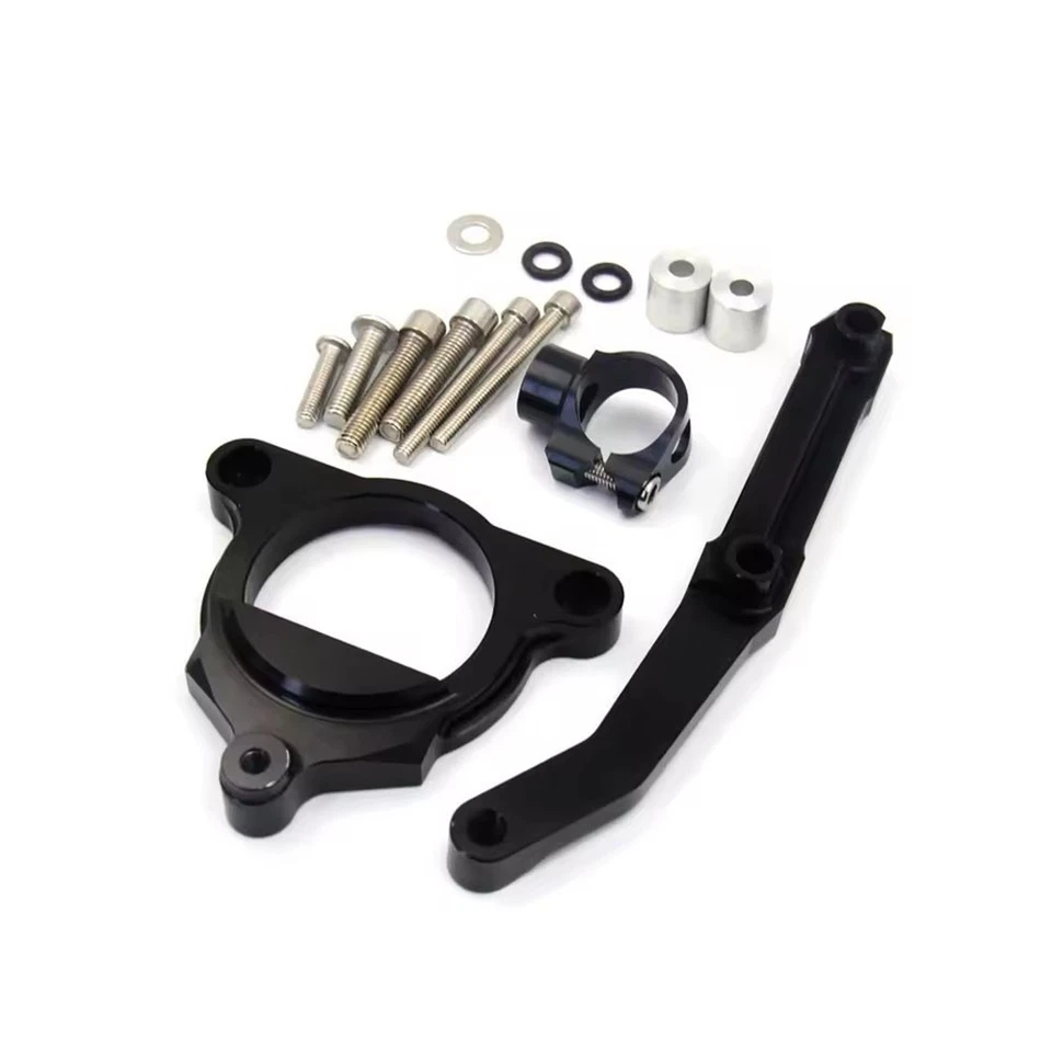 Amortiguador de dirección estabilizar control de seguridad con soporte de montaje para Kawasaki Z800 Foto 3 de 4
