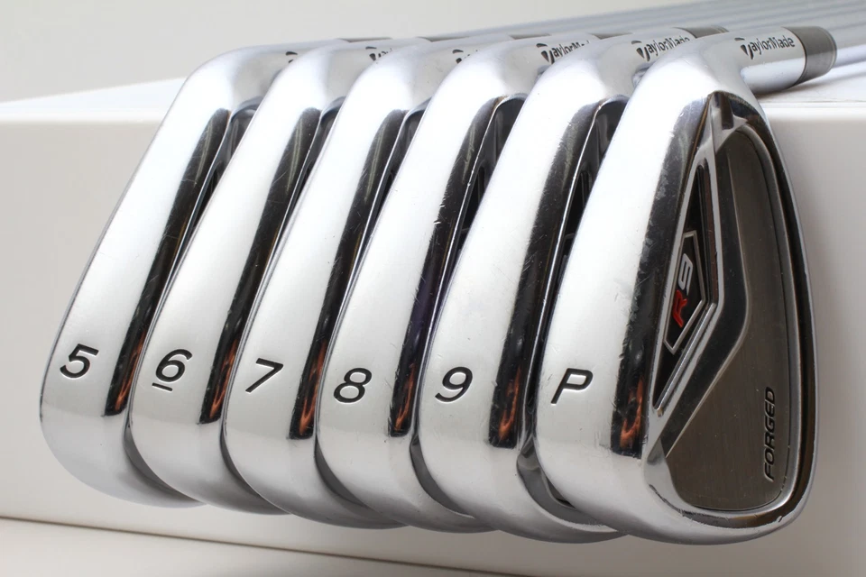 6Pcs Taylormade R9 FORGED Iron set 5-6-7-8-9-PW Stiff Flex NS PRO 950GH RH Irons - Image 3 of 4