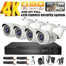 1080p Full HD Outdoor Security Camera System, 4 Pack Smart Home 4CH DVD CCTV US