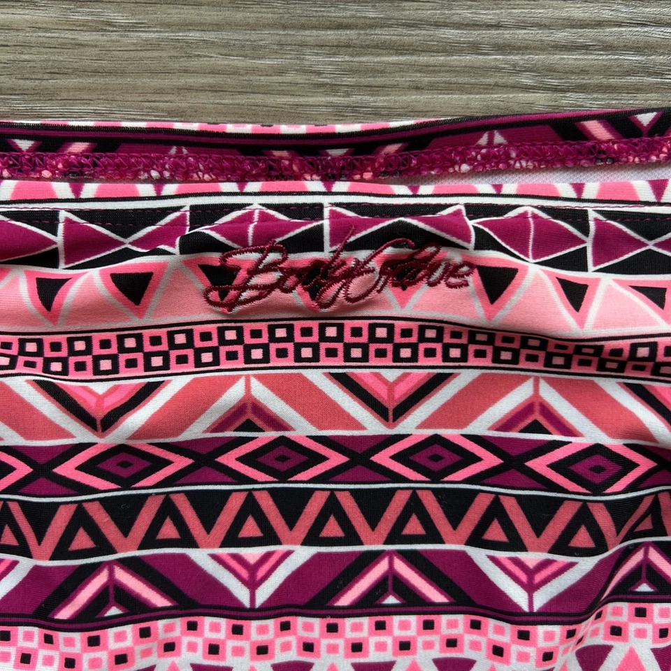 Women’s Body Glove size small bikini Aztec/tribal print black and pink push up - Image 4 of 4