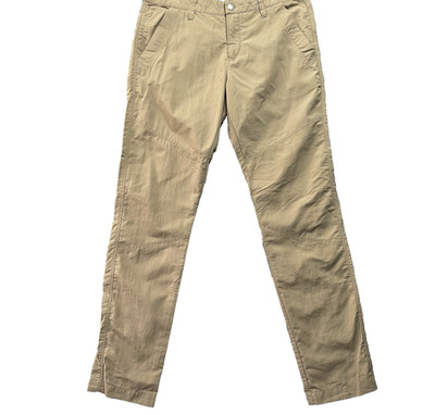 Jack Wolfskin Mens Outdoor Pants Size 32 Khaki Tan Hiking Lightweight Travel