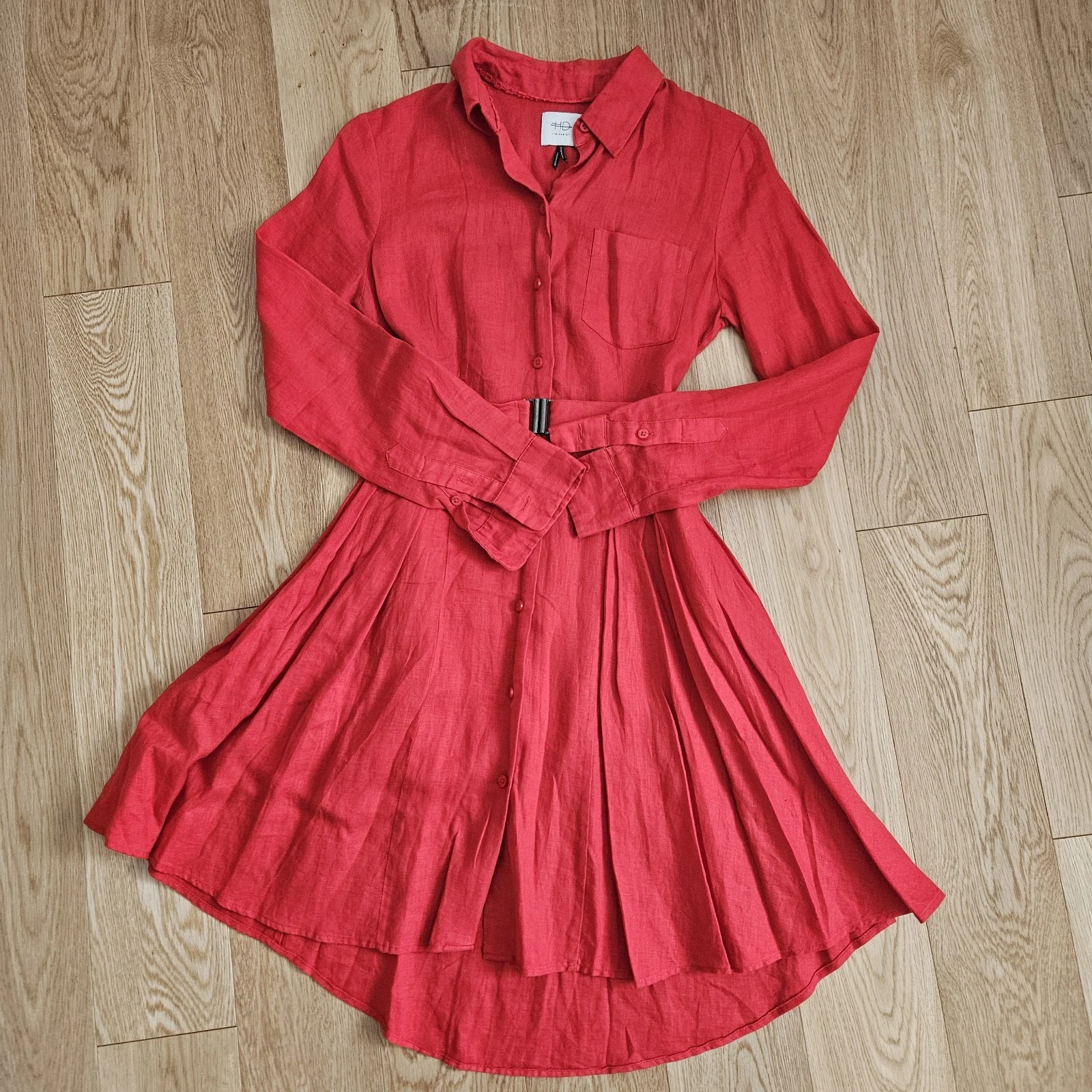 Anthropologie Laila HD Linen Red Dress Size 2 Above the knee Sundress Long...
Opens in a new window