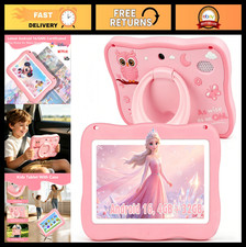 Kids Tablet 7" Android 16GB, 4GB RAM, Drop-Proof Case, Parental Control, Offline