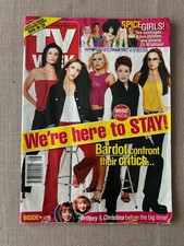 Vintage television - "Australian TV Week" Aug 2000 Bardot Spice Girls Girl Thing