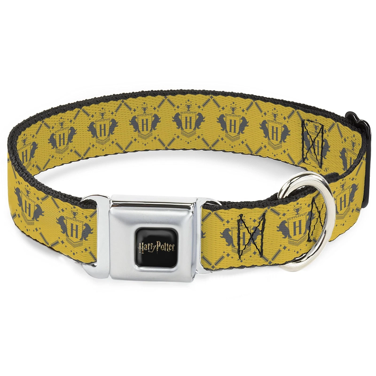 The Wizarding World of Harry Potter Pet Collar, Dog Collar Metal Seatbelt Buckle