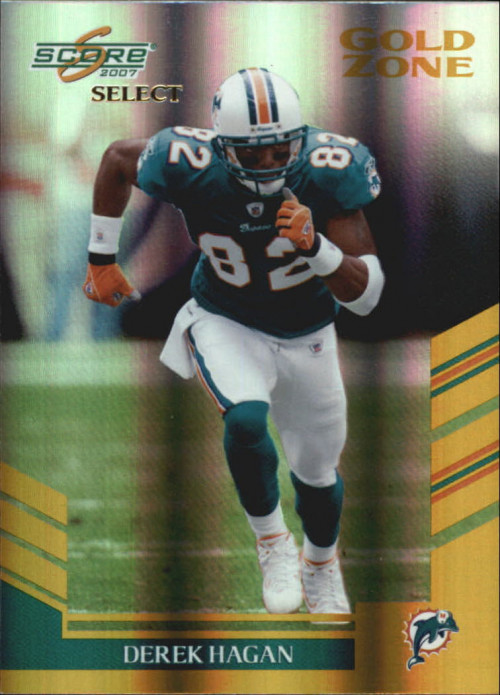 2007 Select Gold Zone #149 Derek Hagan /50 FB