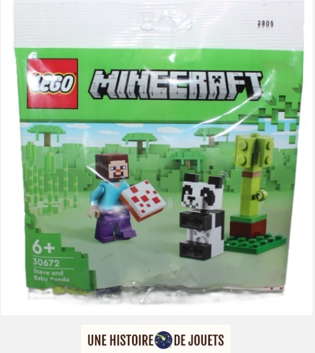 Lego Marvel Lego Minecraft 30672 Steve Et Le Bébé Panda - Image 2