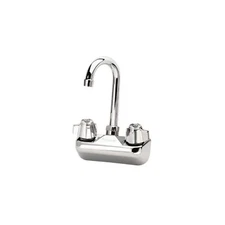 BK Resources BKF-W-3G-G 4 Center Wall Mount Faucet